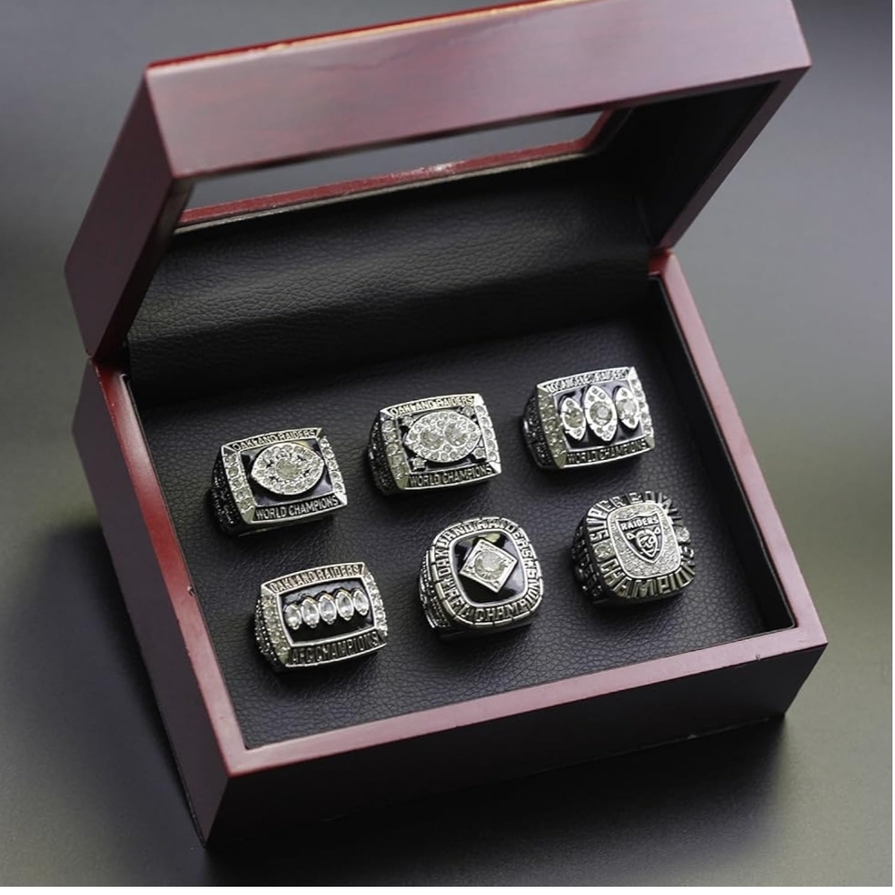 Silver Championship Ring Set